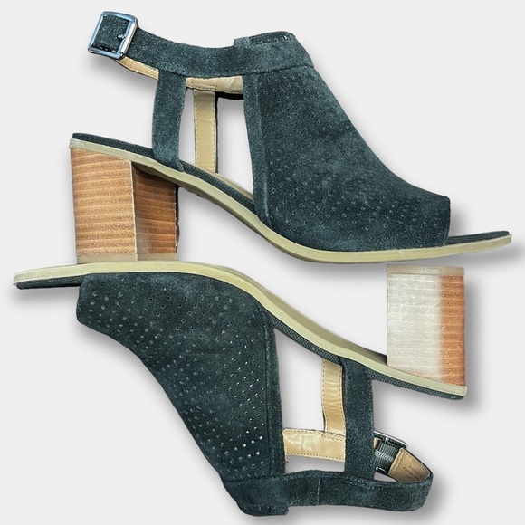 EUC Franco Sarto Harlet 2 Black Booties Sandals Size 10 - Picture 3 of 9